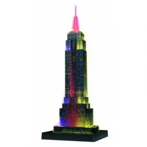 Puzzle 3D Empire State Building - noční edice 216 Ravensburger