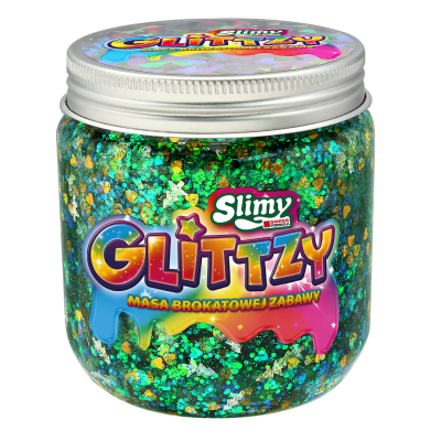 Slimy Glitzy 240g - bílá EPEE