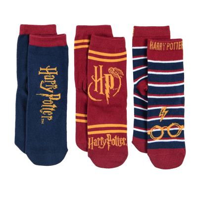 Ponožky Harry Potter 3 ks- modrá