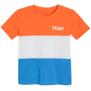 Pruhované tričko s krátkým rukávem- více barev - 92 MIX COOL CLUB