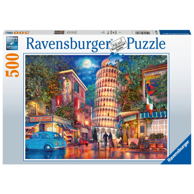 Puzzle Uličky v Pise 500 dílků Ravensburger