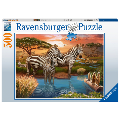 Puzzle Zebry 500 dílků Ravensburger