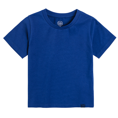 Basic tričko s krátkým rukávem- tmavě modré - 92 BLUE COOL CLUB