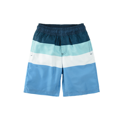 Plavecké šortky s pruhy UV 50- modré - 134 STRIPES COOL CLUB