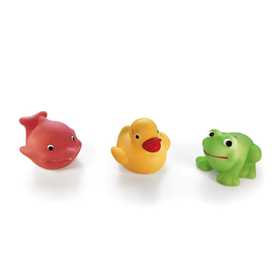 Gumové hračky - 3 zvířátka do vody Hájková