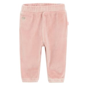 Sametové sportovní kalhoty- růžové - 62 PINK COOL CLUB