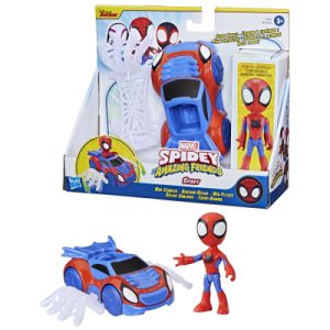 Spider-man Spidey and his Amazing friends tématické vozidlo - Ghost-Spider with Glide Spinner Hasbro Spiderman