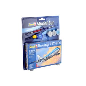 ModelSet letadlo 63999 - Boeing 747-200 (1:450) Revell