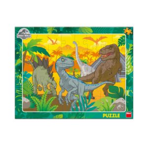 Puzzle deskové 40 dílků Jurský park Dino