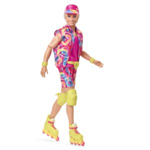 Barbie Ken ve filmovém oblečku na kolečkových bruslích Mattel Barbie