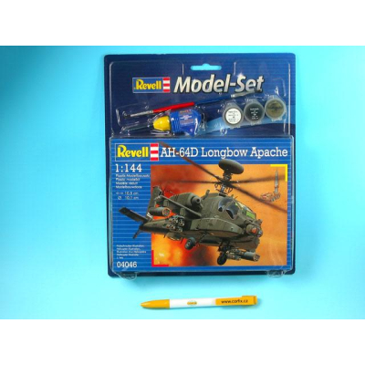 ModelSet vrtulník 64046 - AH-64D LONGBOW APACHE Revell