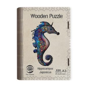 Wooden puzzle Hippocampus Japonicus A3 EPEE