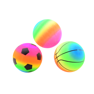 Duhový míč 20 cm - pětiúhelníky Johntoy